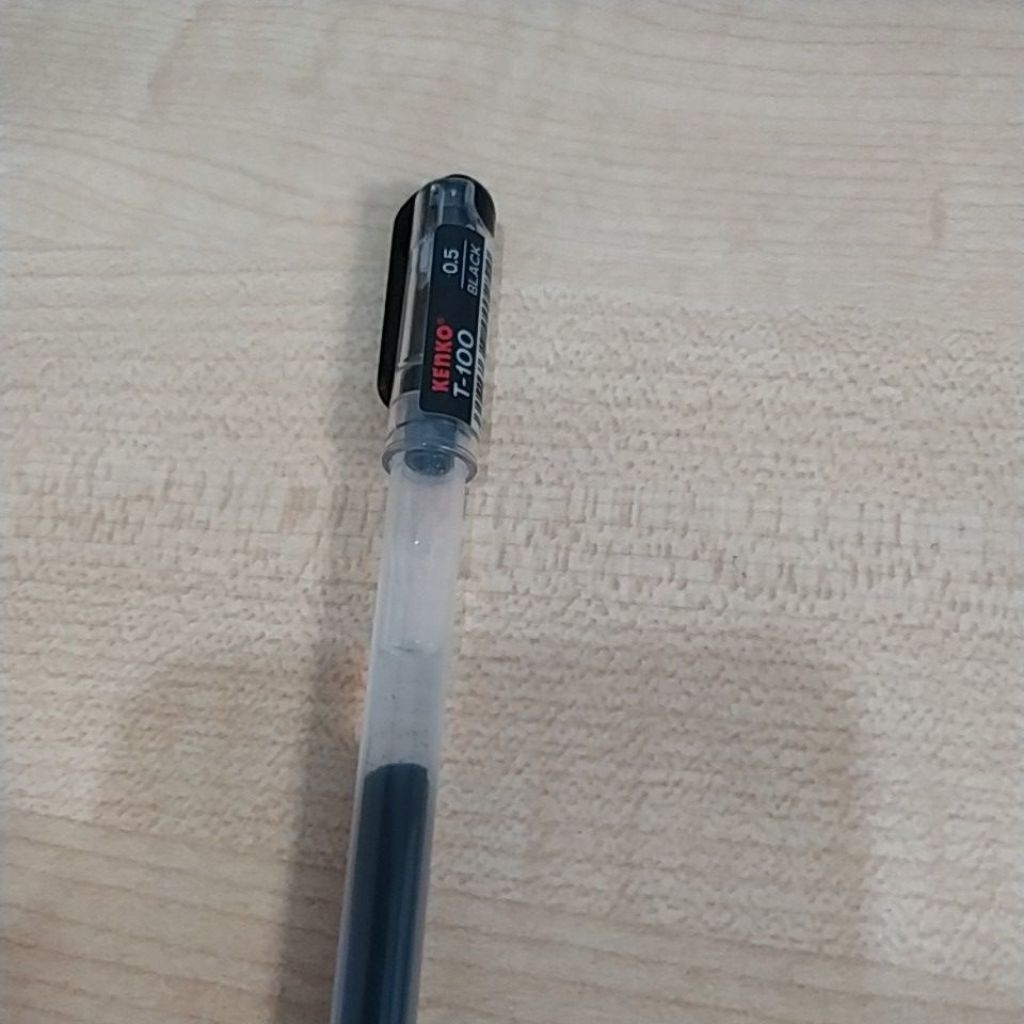 

pulpen gel hitam black hitam gel black