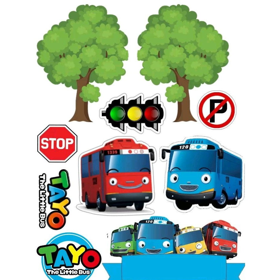 

TOPPER CAKE TAYO / Ulang Tahun Tema Tayo