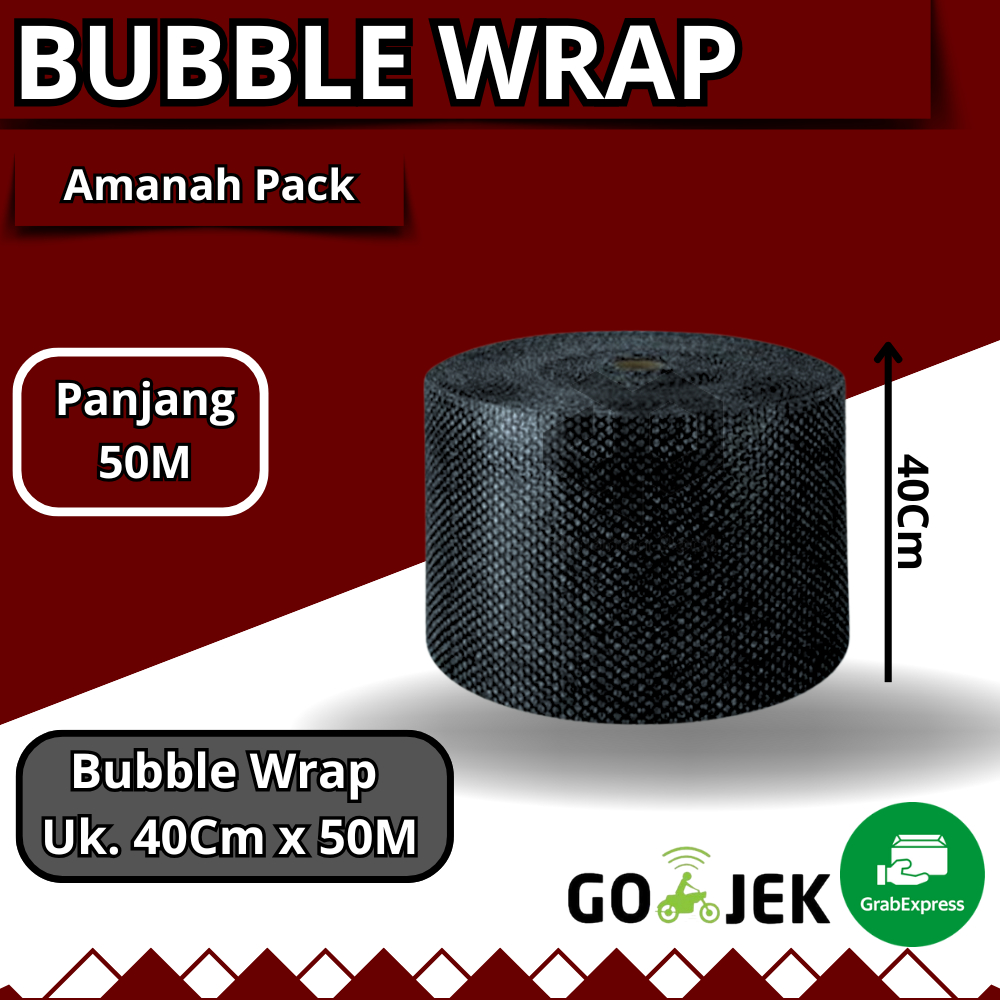 

BUBBLE WRAP 40CM x 50M bubble wrap bening plastik bubble wrap bubble wrap hitam bubble wrap roll
