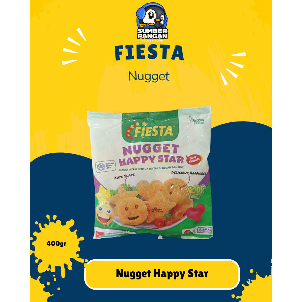 

Fiesta Nugget Happy Star 400gr