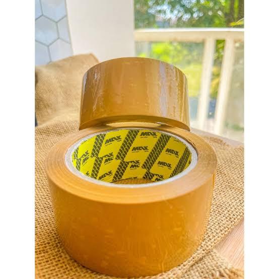 

Lakban/OPP Coklat MERK MAX TAPE 48MM x 45MIC x 90 YARD ISOLASI COKLAT/TAN
