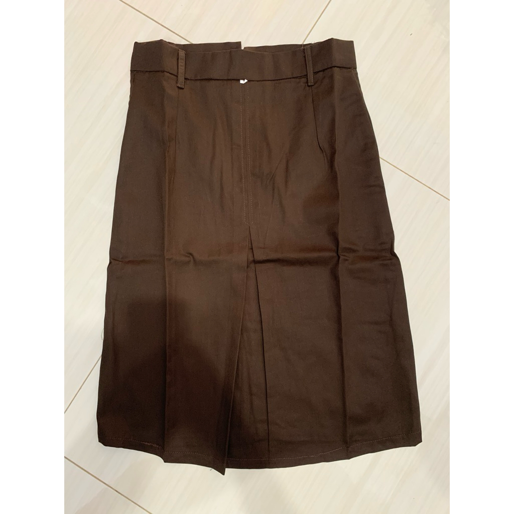 Rok Span Pendek Coklat Pramuka Sekolah SMA