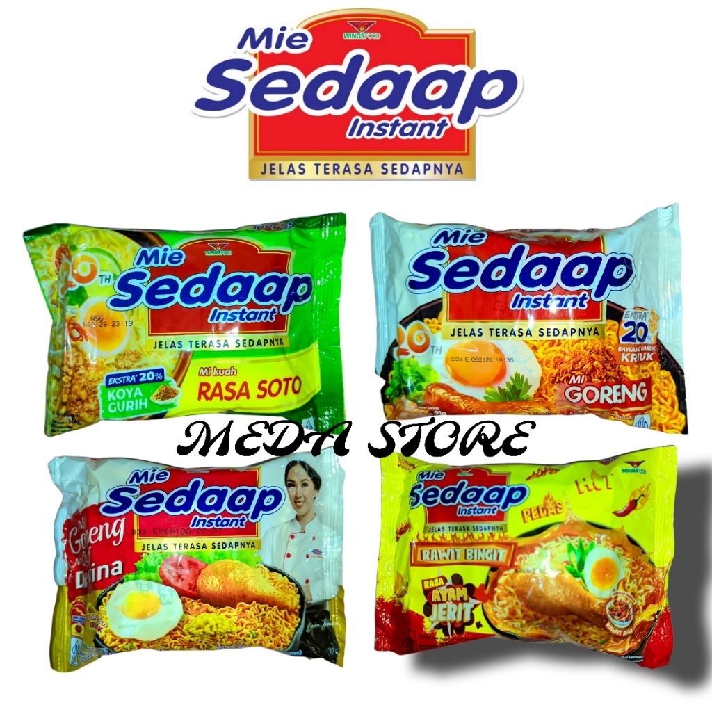 

MIE INSTAN SEDAP PENGHILANG LAPAR 4 VARIAN