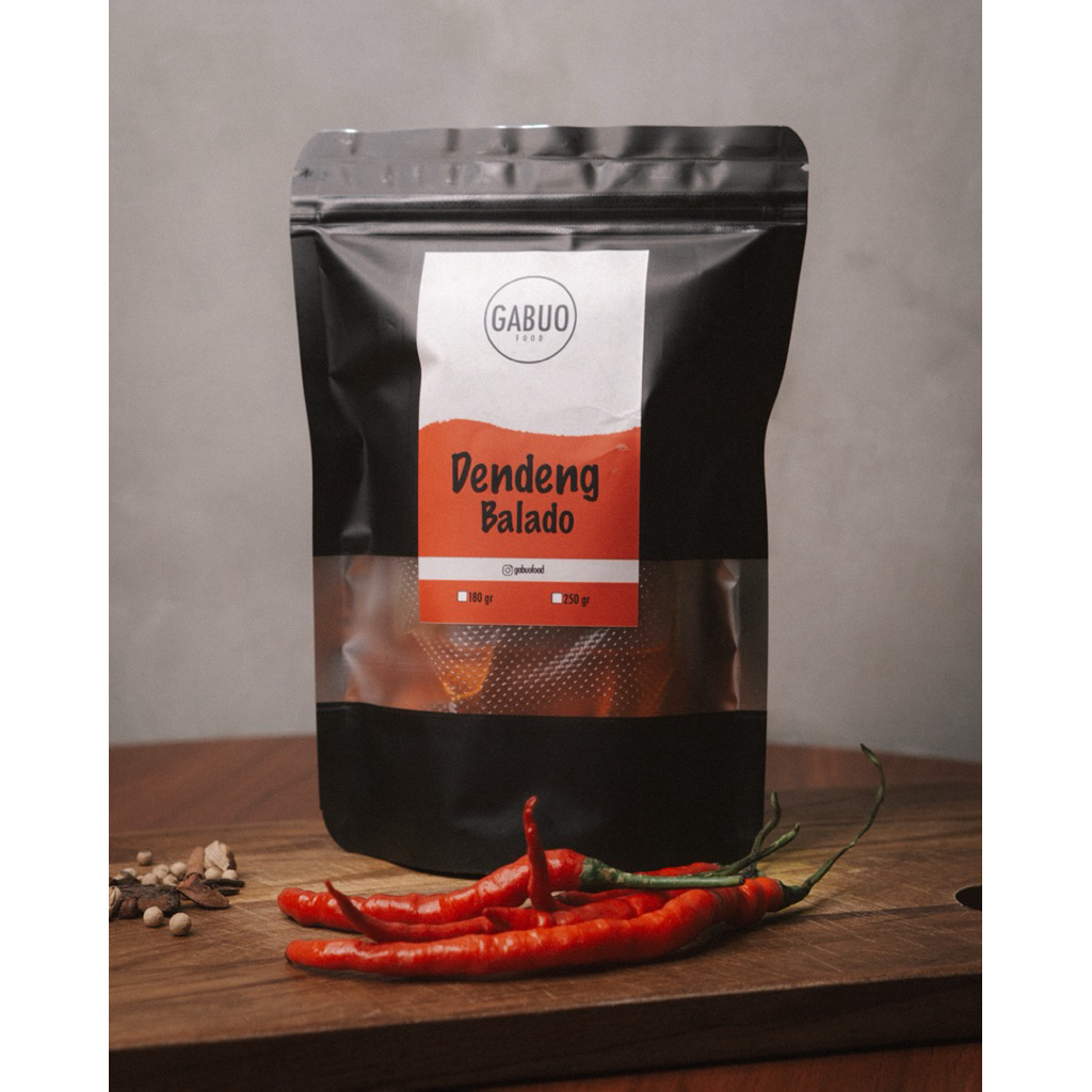 

Gabuo Food | Dendeng Balado 180gr | Dendeng daging Sapi Masakan Minang