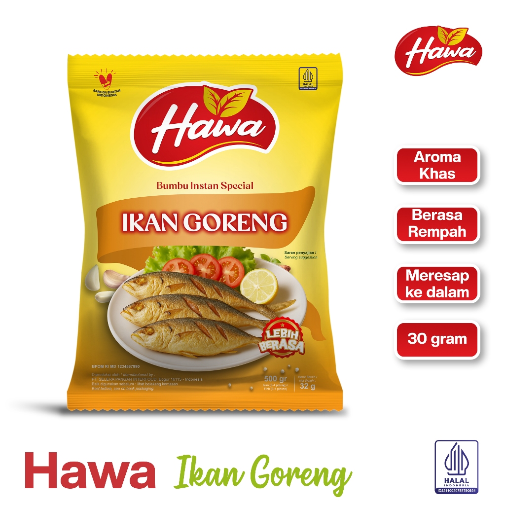 

Hawa Bumbu Instan Ikan Goreng 30gr