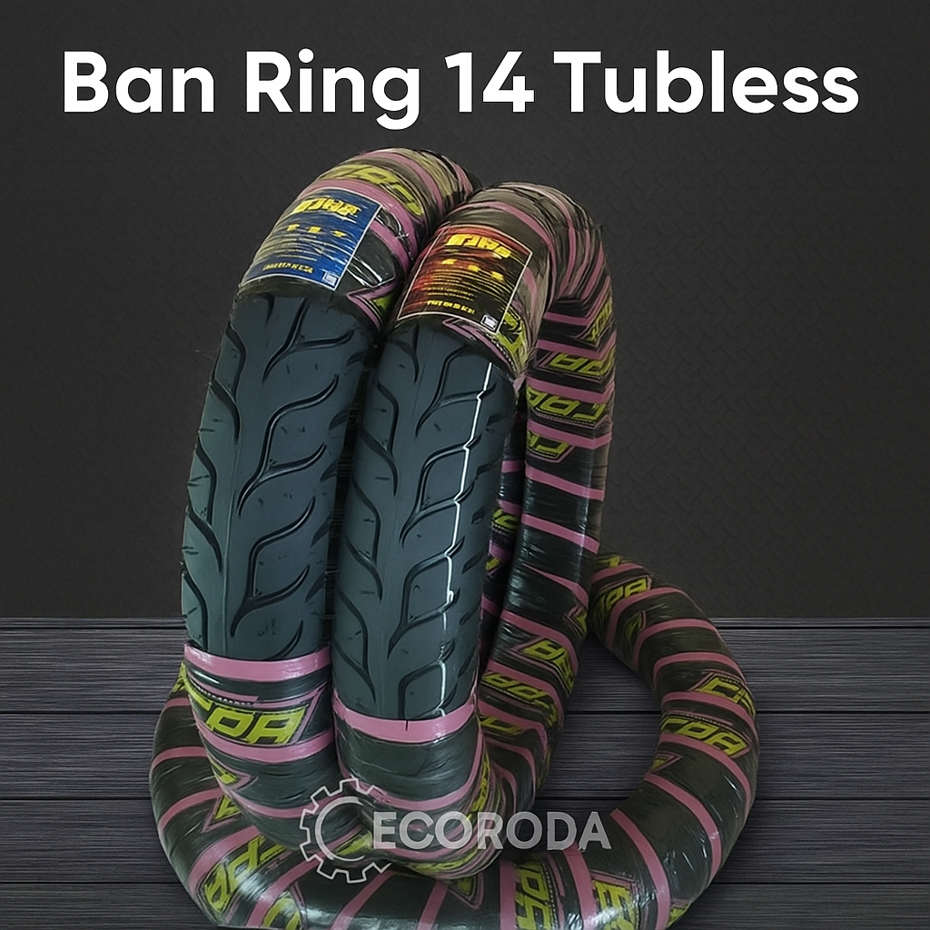 ban ring 14 Tubeless 90/90 80/90 Tubetype non Tubles motor Depan Belakang Matic Beat Vario Mio