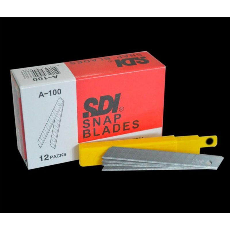 

[KECIL] Refill Isi Cutter Kecil SDI Snap Blades 1403 A-100