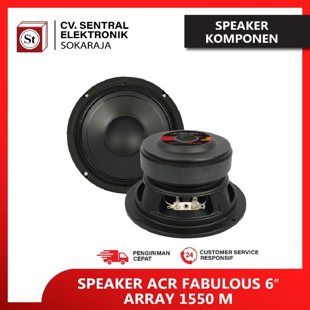 SPEAKER ACR FABULOUS 6" 1550