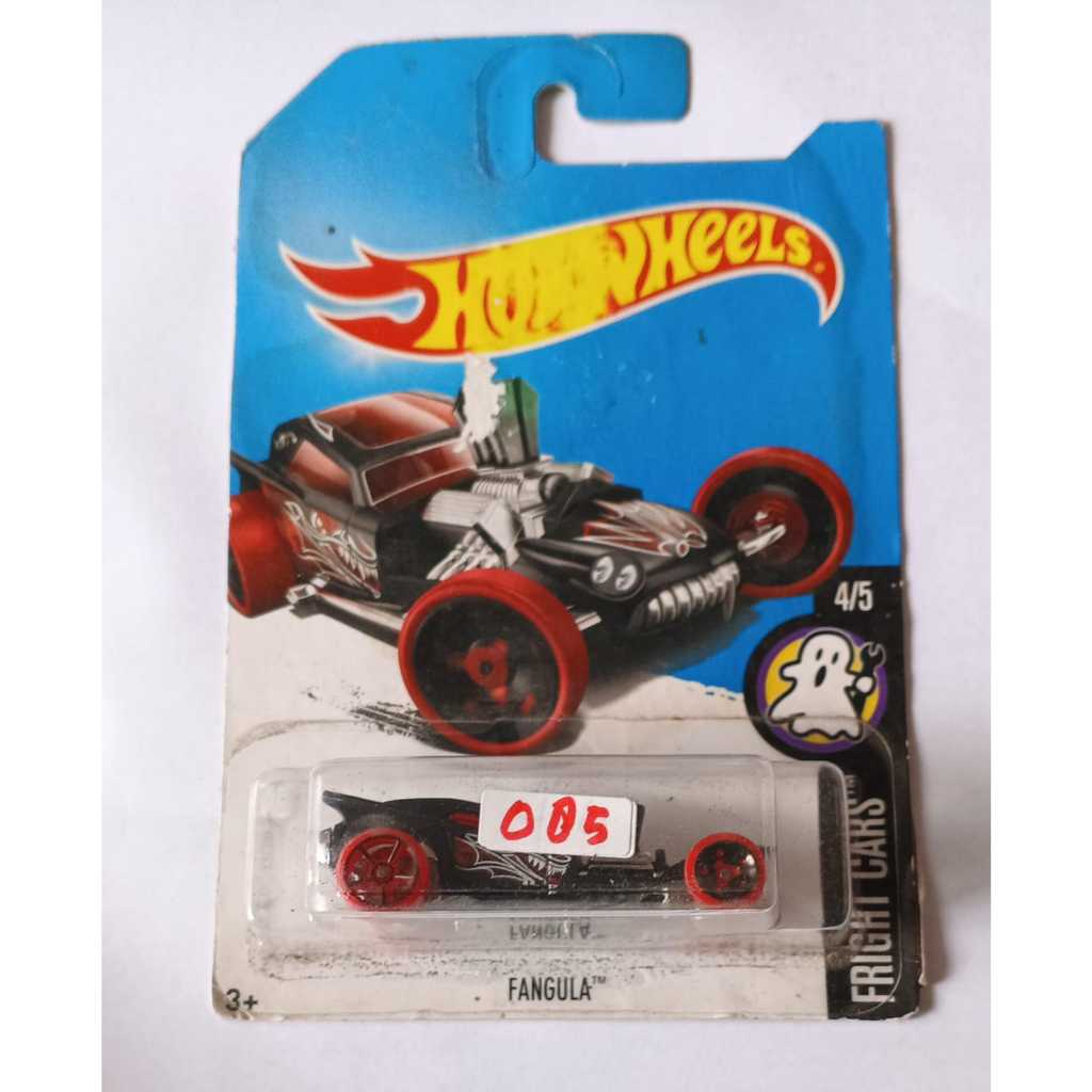 Hot Wheels - Fangula Black Fright Cars Broken Card
