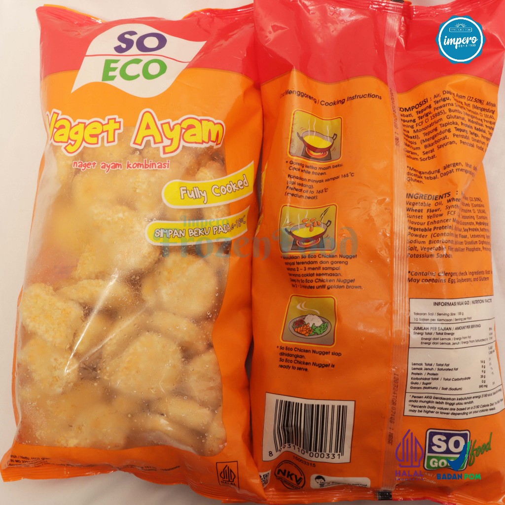 

So Eco Nugget Ayam 1kg Halal