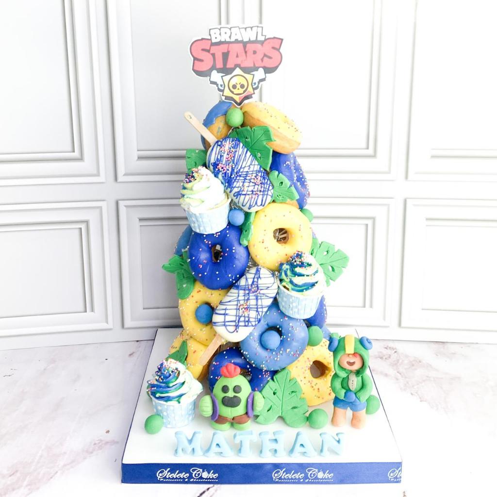 

Donat/Donat Ulang Tahun/Donat Tower Ulang Tahun Tema Brawl Stars/Donat Birthday Jakarta