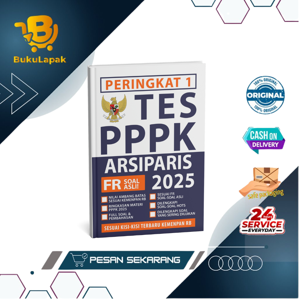 Buku Tes CPNS PPPK - Peringkat 1 PPPK ARSIPARIS 2024 - PPPK Arsiparis