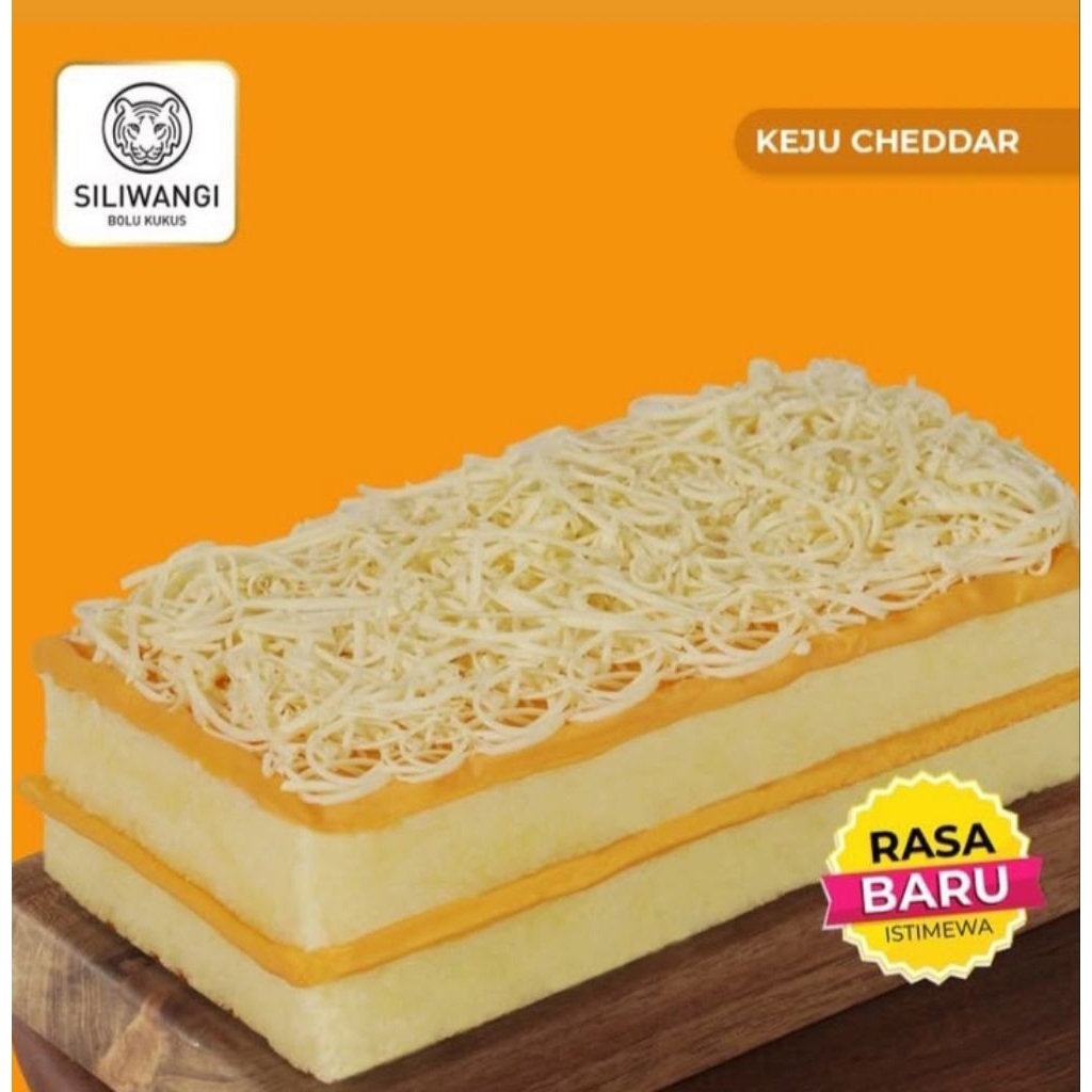 

Bolu kukus Siliwangi variant Keju Cheddar |Dikemas Vakum|