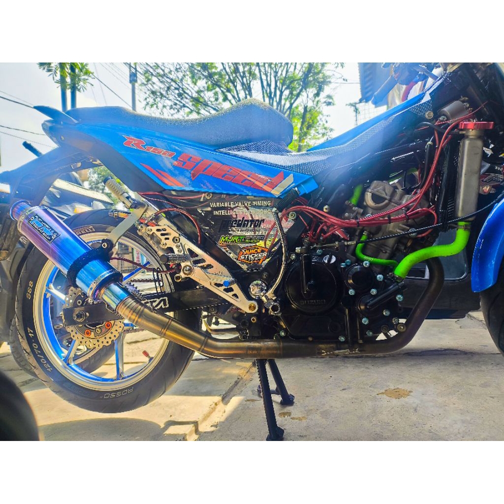 Header Pipa kenalpot WRX K150 ss Satria FU injeksi/GSX pnp juga satria FU karbu