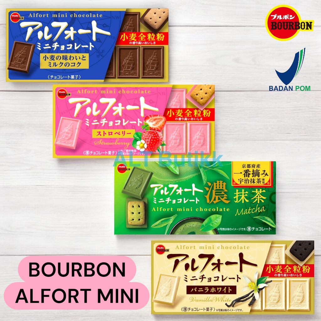 

BOURBON ALFORT MINI CHOCOLATE | BISCUIT COKELAT | PRODUCT OF JAPAN