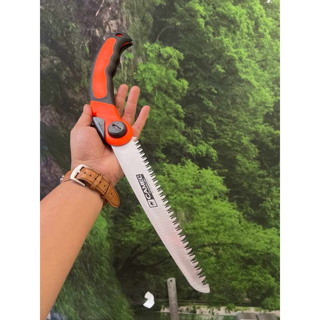 gergaji kayu gergaji lipat merek camel original