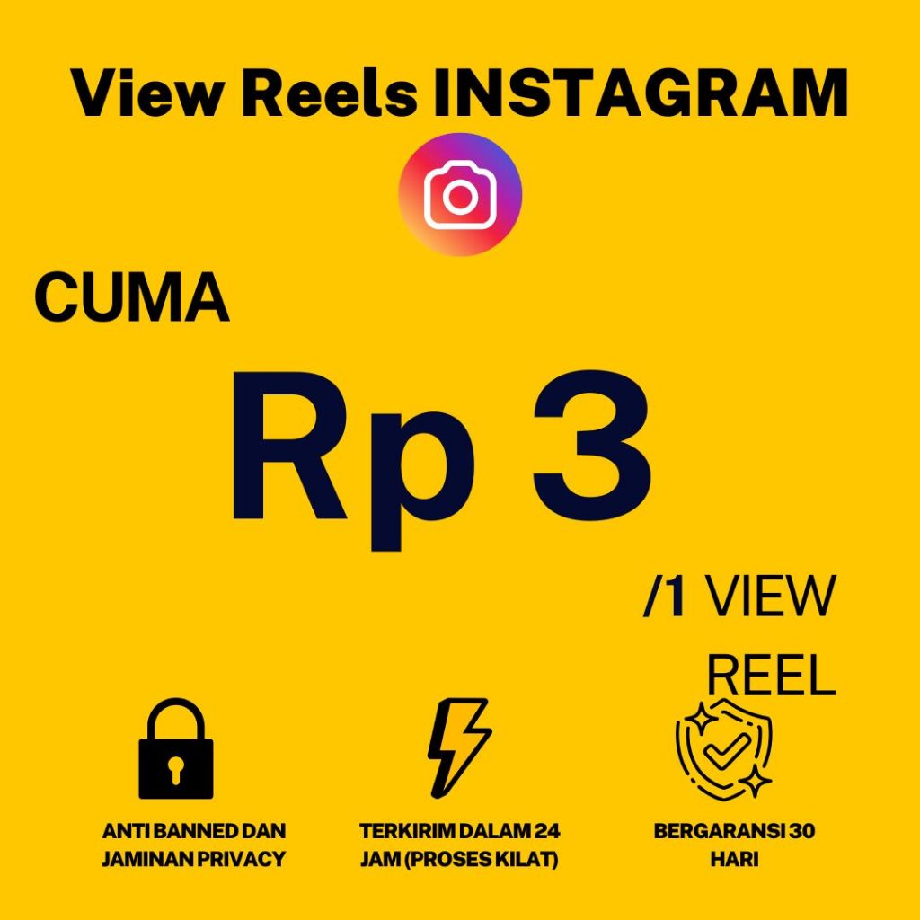 Gratis Ongkir Jual View Reels IG Kilat | Viewers Reels Instagram Meningkatkan Boosting Popularitas T