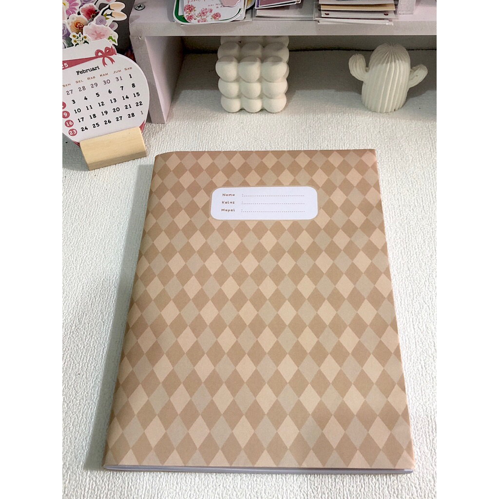 

[PO 10 lembar] SAMPUL BUKU 1 MOTIF CHAT ADMIN DULU