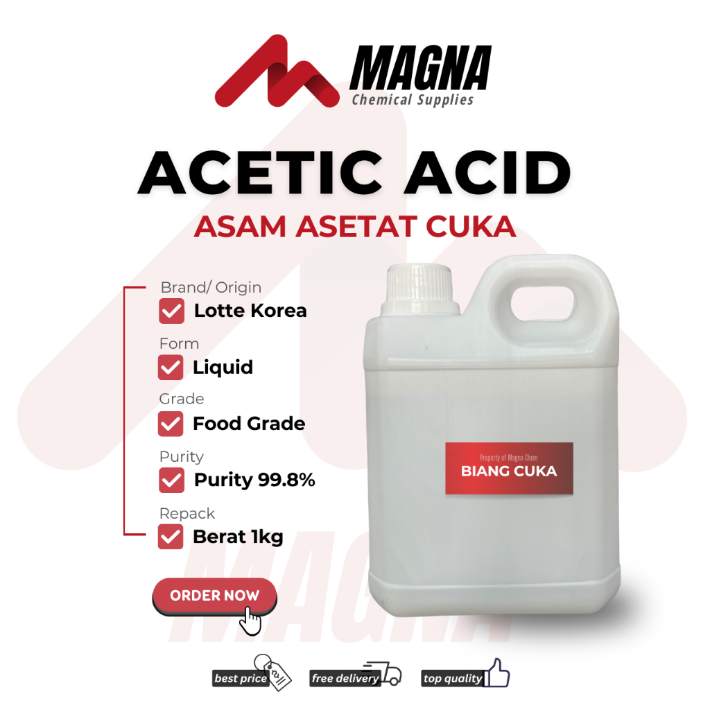 

Acetic Acid Biang Cuka Food Grade 1kg