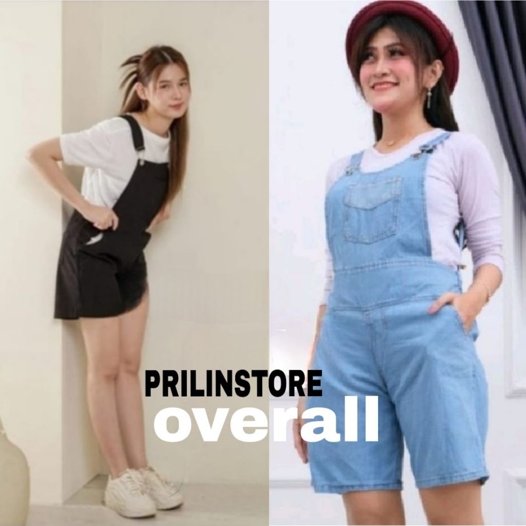 Jampsuit celana pendek jeans/Overall Jeans Celana Pendek Dungaree Wanita Gaya Korea