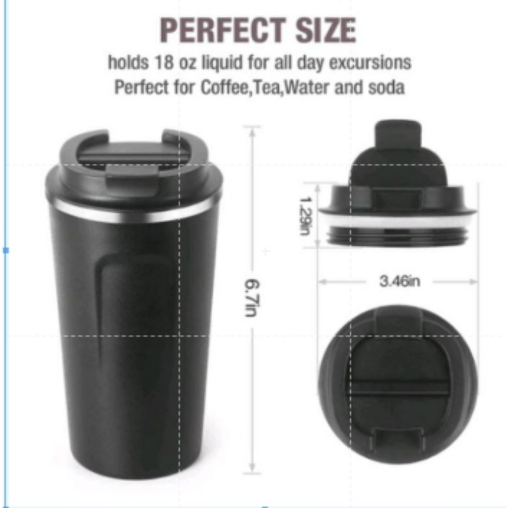 Termos Kopi Polos stainless steel/termos Kopi/cangkir