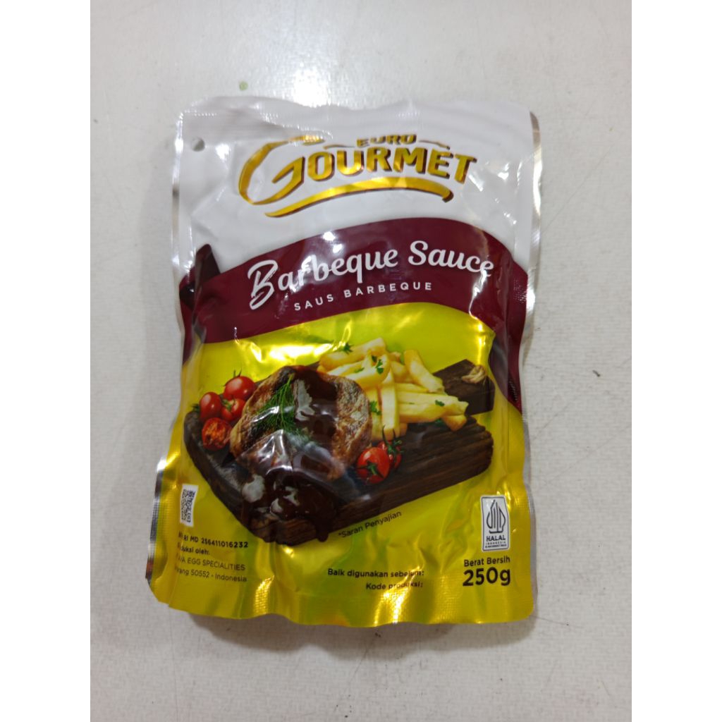 

EURO GOURMET saus barbeque 250gram