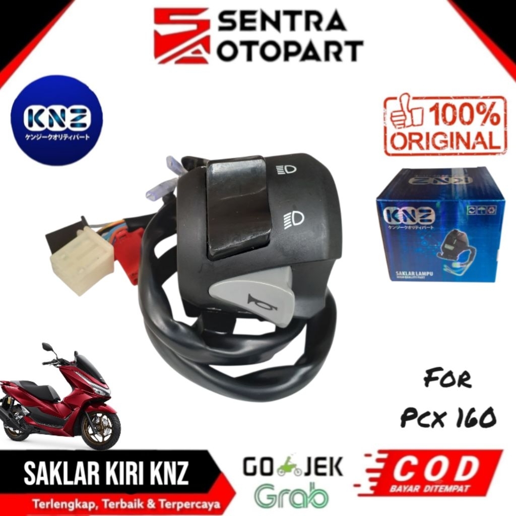 Saklar kiri holder kiri pcx 160 pcx160 knz