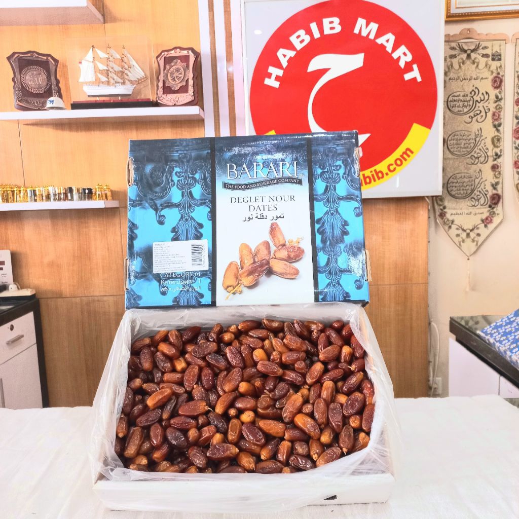 

Kurma Tunisia Deglet Nour Tanpa Tangkai Kualitas Premium Manis Asli Impor Termurah