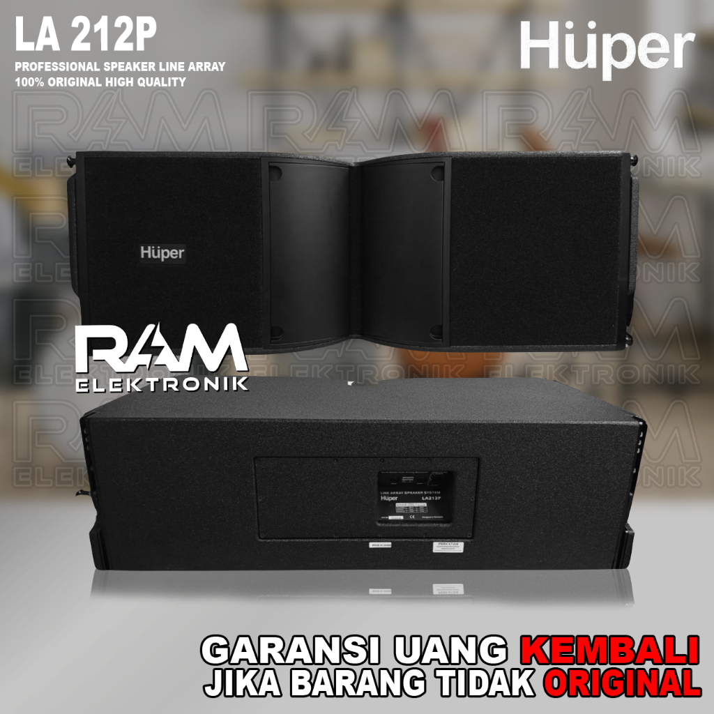 Speaker Pasif LineArray Line Array 2x12 Inch HUPER LA 212P | LA212P | LA 212 P Original