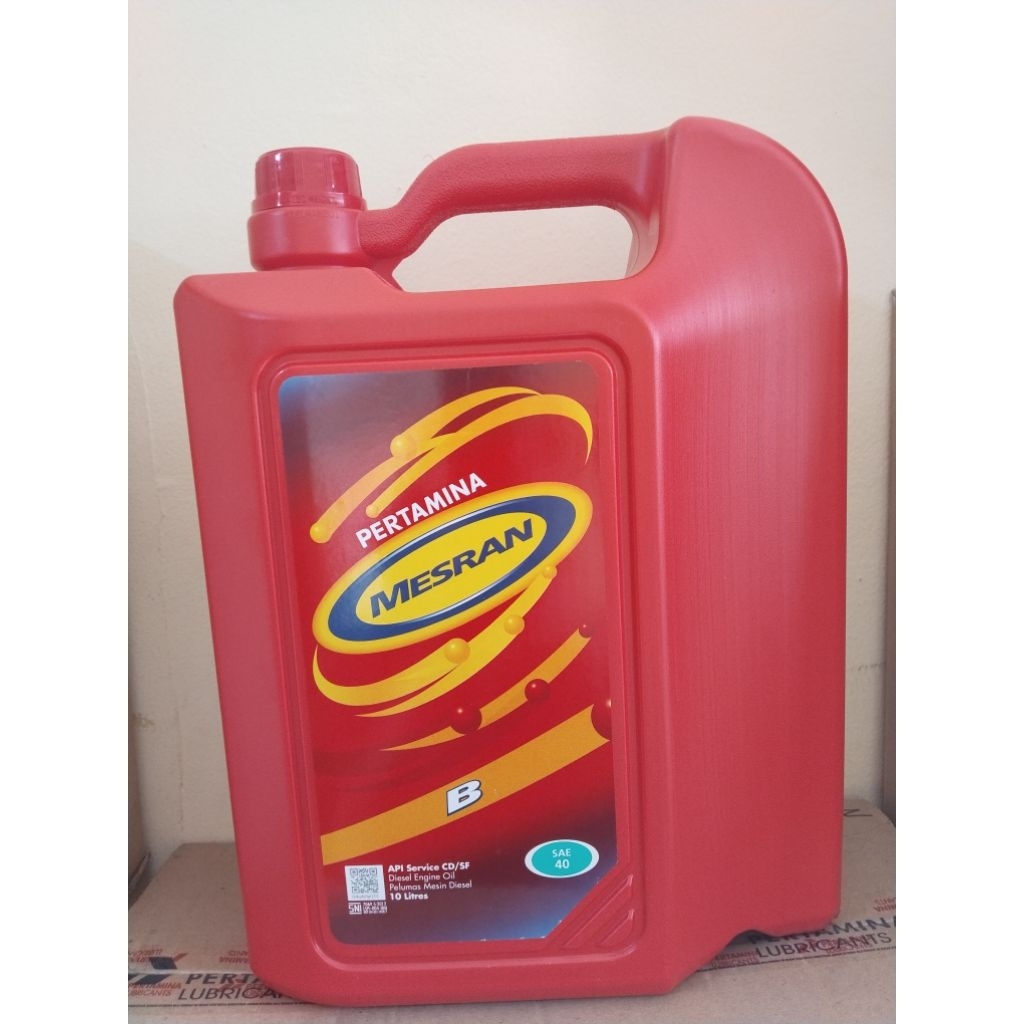 OLI MESRAN B 10LITER PELUMAS OLI MESIN MOBIL