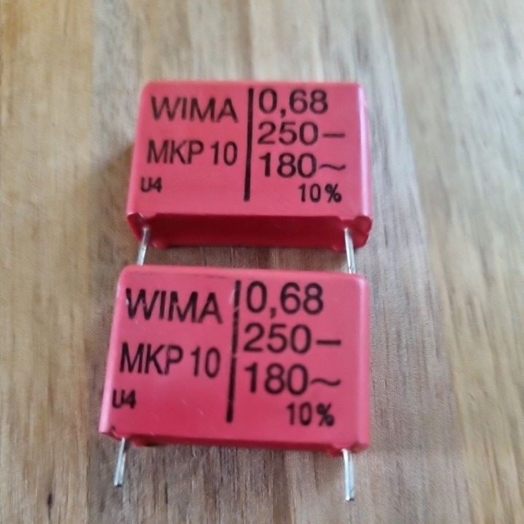 wima mkp10. 680nf, 0.68uf. 250v
