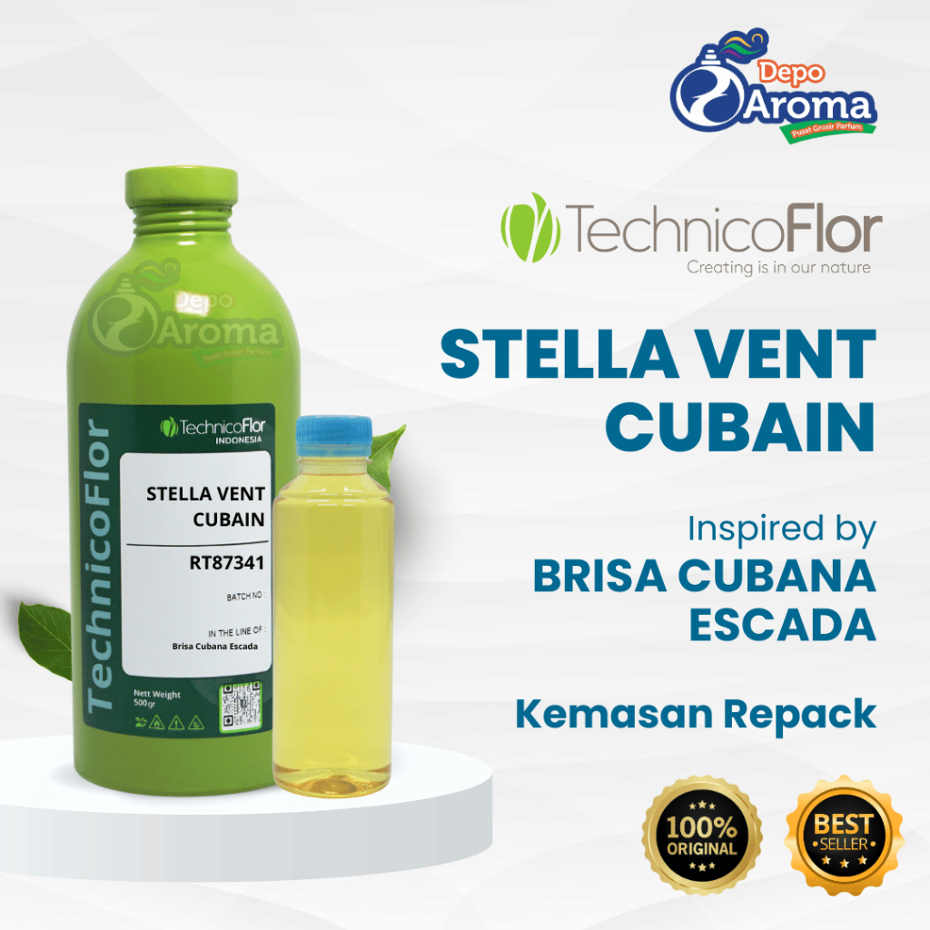 PARFUM BIBIT MURNI - STELLA VENT CUBAIN - REPACKING - TECHNICOFLOR