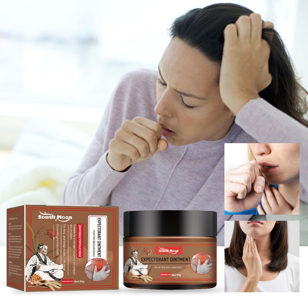 South Moon Expectorant Ointment 30g Krim Pereda Batuk Dan Dahak Meredakan Sakit Tenggorokan Batuk Te