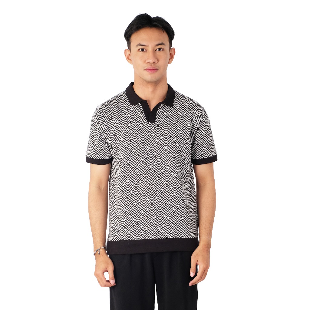 Berkley Polo Pria Lengan Pendek I Kaos Polo Pria Lengan Pendek Rajut