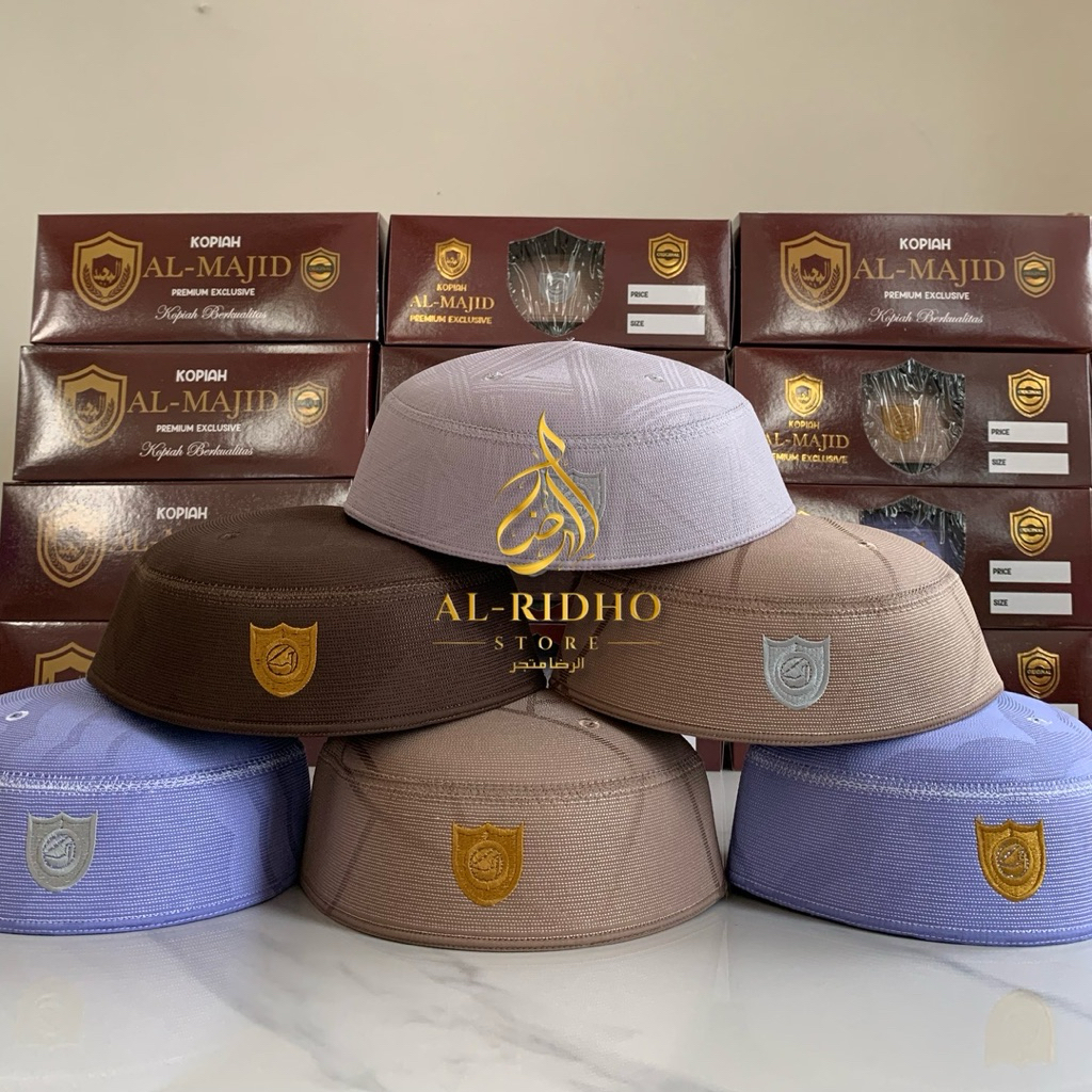 Kopiah AL-MAJID premium exclusive | Kopiah Malaysia Al-Majid A5 Motif Terbaru Nyaman  | KOPIAH A5 OR