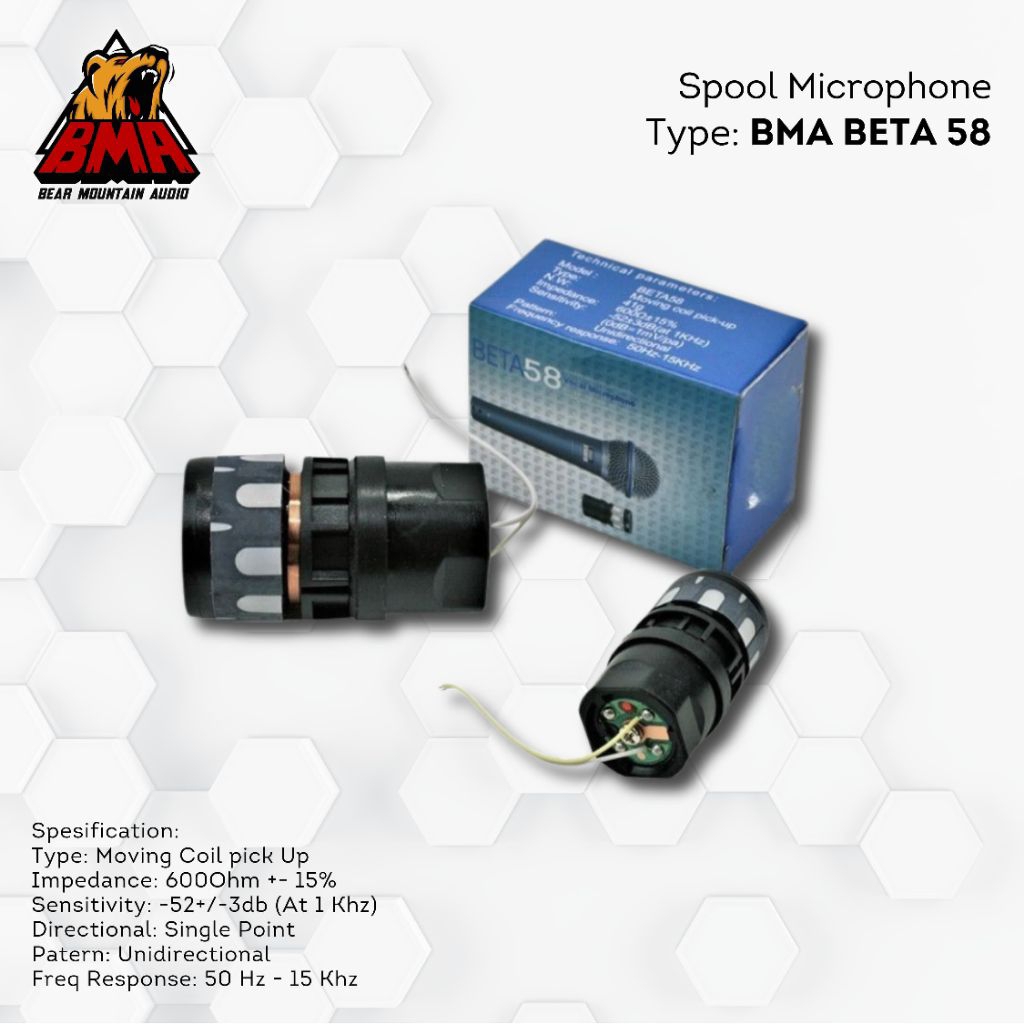 SPULL MIC BETA 58 BMA / SPULL MICROPHONE BMA / SPULL MICROPHONE