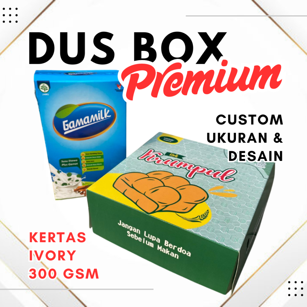 

Custom Box Dus Kemasan Premium Bahan Ivory Murah Berkualitas Bikin Brand Produkmu Semakin Menarik