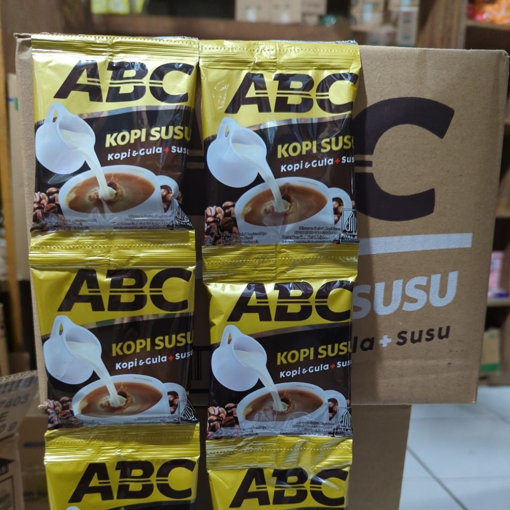 

ABC KOPI SUSU renceng isi 10 (dus)