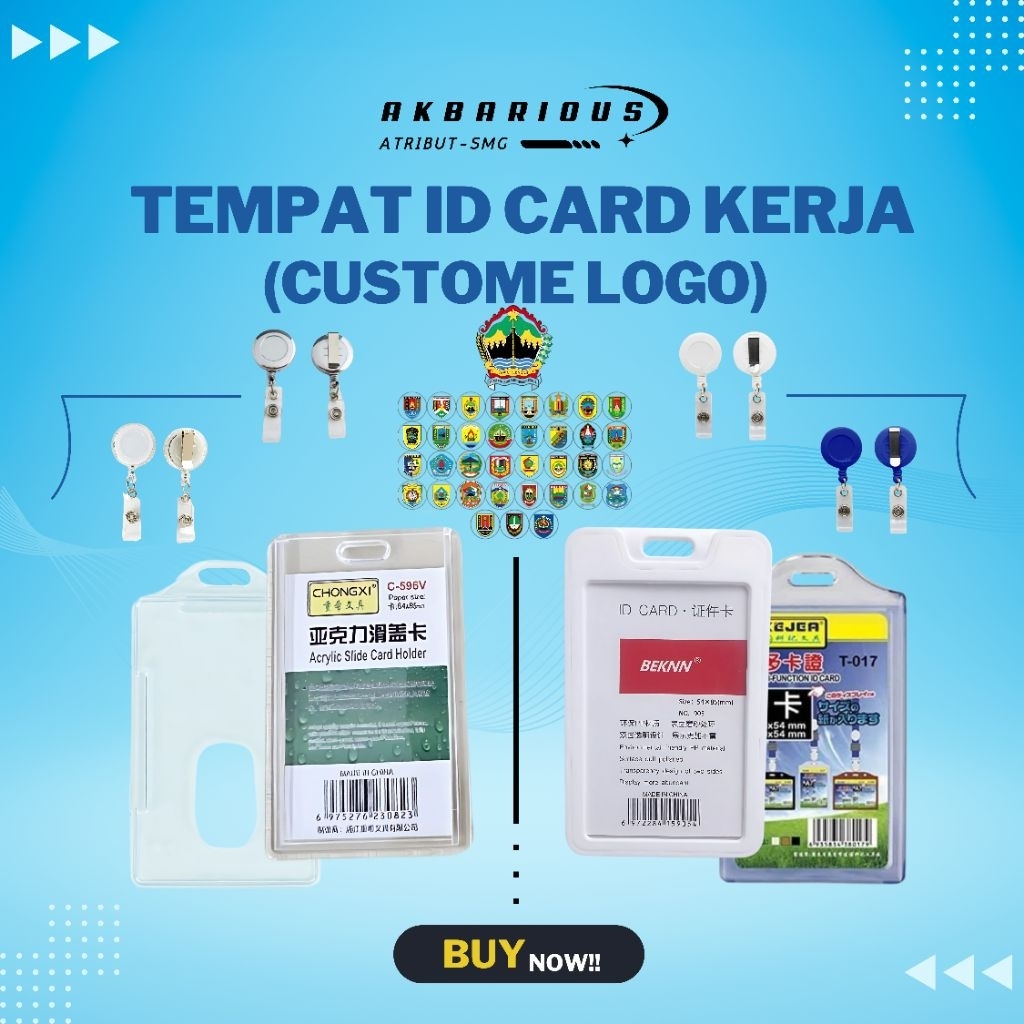 

ID Card Kerja Dengan Custome Logo