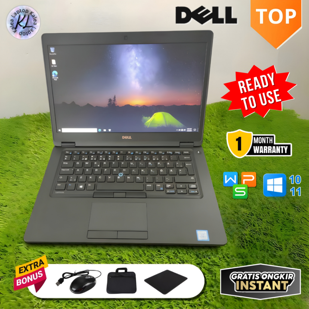 Laptop DELL 5440 5450 5470 5400 5410 5420 5470 5480 5490 5491 CORE i3 / i5 GEN 8 QUAD CORE MULUS NO 