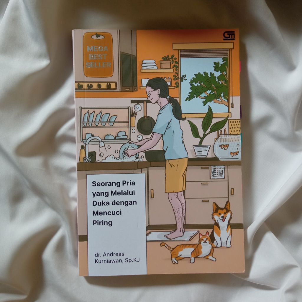 Preloved Seorang Pria yang Melalui Duka dengan Mencuci Piring