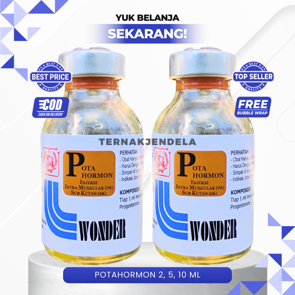 POTAHORMON 2, 5, 10 ml | Potahormon Burung, Potahormon Ayam, Testohormon Ternak, Hormon Ayam, Hormon