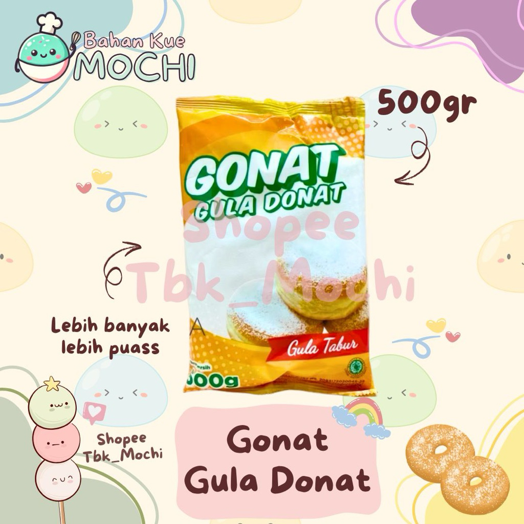 

GONAT Gula Donat 500gr / Gula Tabur 500gr / Gula Tabur Donat 500gr