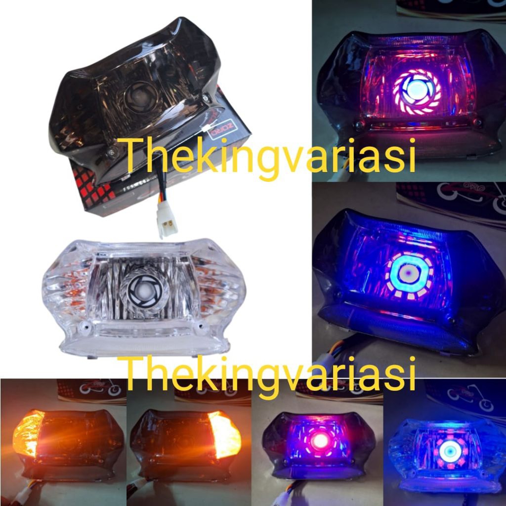 REFLETOR LAMPU STOP MIO SMILE MIO SPORTY PLUS LAMPU MIKA SMOKE RIBEN DAN BENING/ LAMPU STOP MOTOR MI