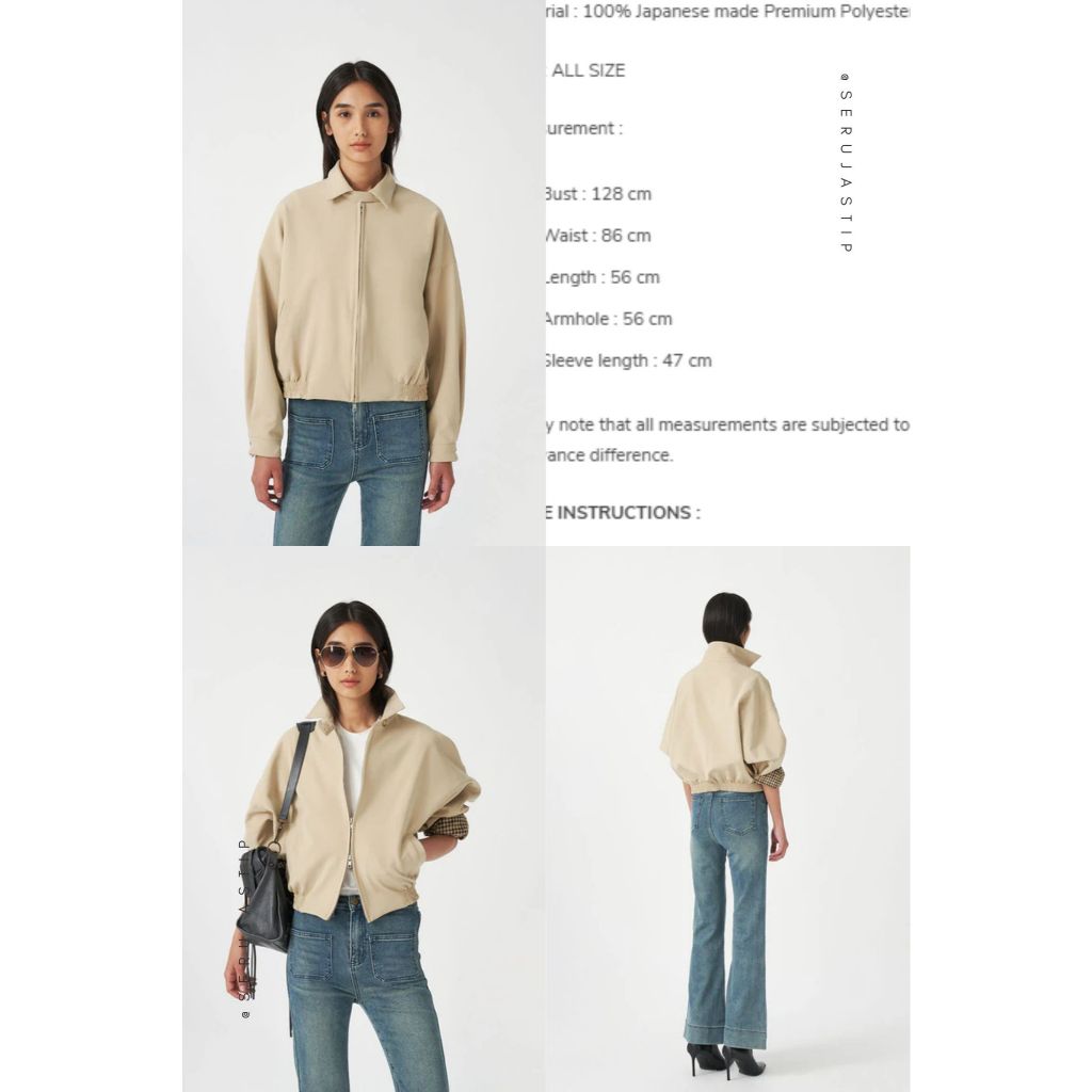 ready DUMA Perr jacket khaki / bomber jacket wanita