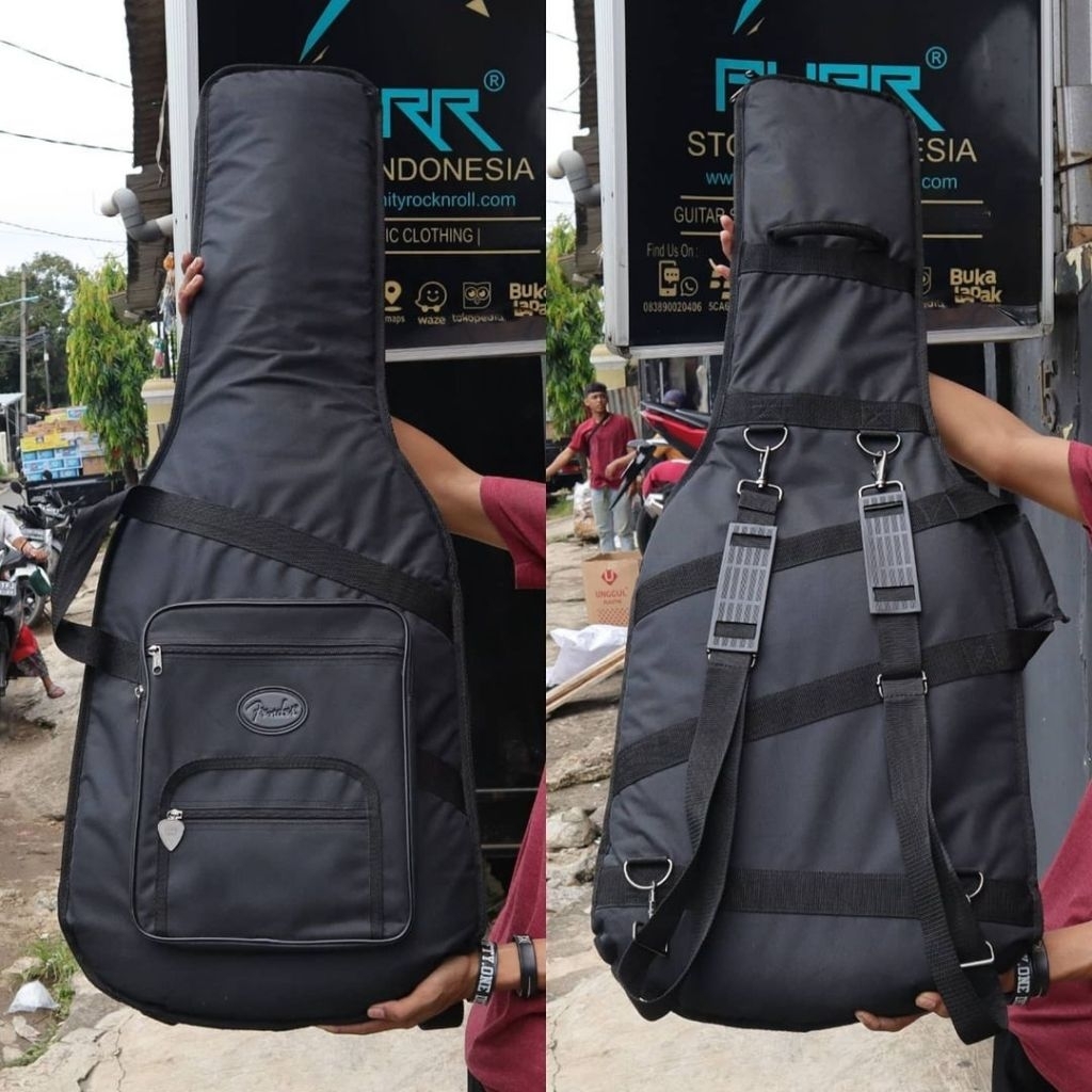 GIGBAG BASS FENDER ORIGINAL BAWAAN FENDER STANDARD MEXICO, COCOK UNTUK JAZZ BASS DAN PRECISION BASS