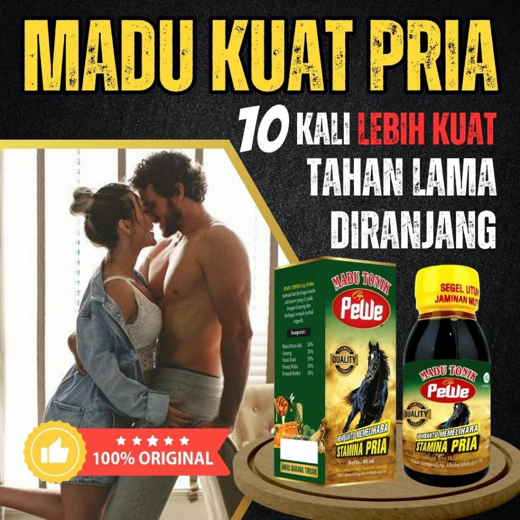 

Madu Tonik Pewe Asli Madukuat Herbal Stamina Maksimal Kuat Tahan Lama Pria Perkasa Di Ranjang 80ML