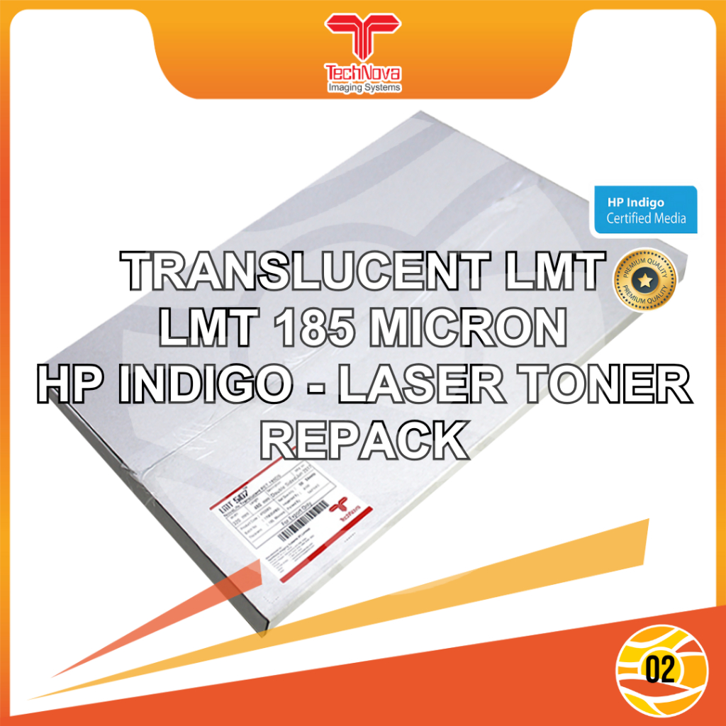 

TECHNOVA LMT 185 Micron Novalife PET Translucent A3+ Kertas Synthetic Transparant Buram Digital - Repack 20