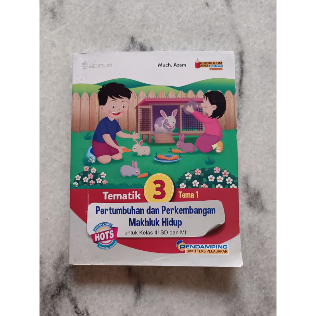 BUKU PAKET PLATINUM KELAS 3 SD TEMATIK 3 TEMA 1