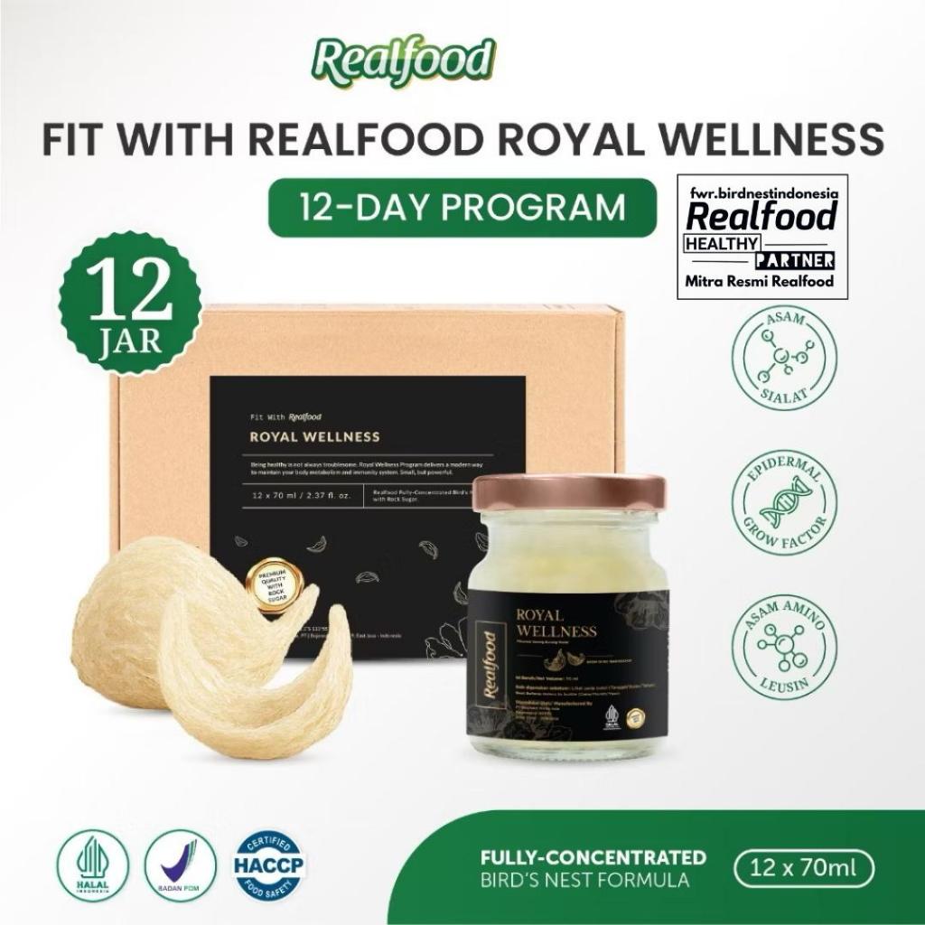 

Realfood Royal Wellness 12 Jar - Minuman sarang walet Realfood Indonesia